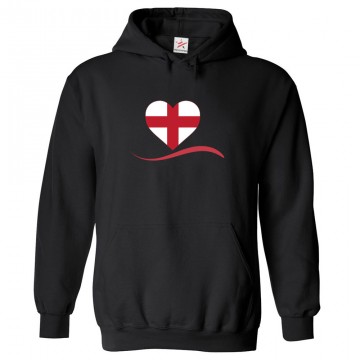 England Flag Classic Unisex Kids and Adults Pullover Hoodie